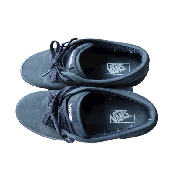 Vans Canvas Black Low Top Skate Shoes Men's 11 - Picture 6 of 8